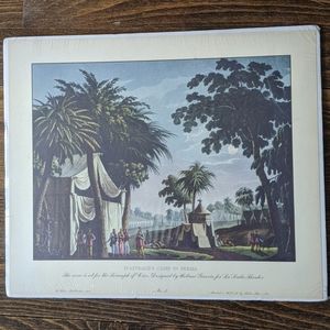 D'Astrage's camp in Persia Lithograph print